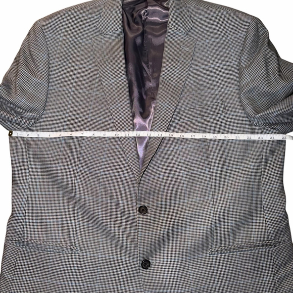 Lauren Ralph Lauren Light Gray Glen Plaid Sport Coat - Picture 5 of 7
